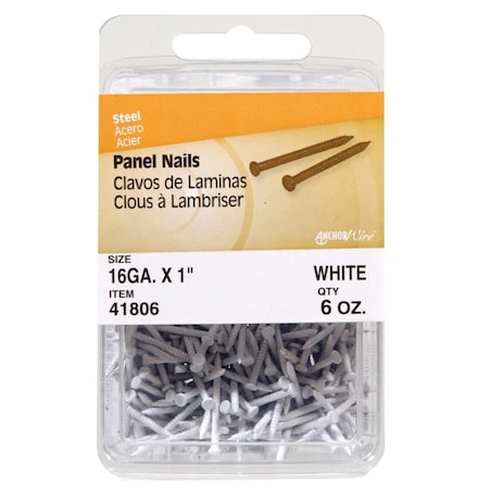 Hillman Common Nail, 1 in L, Steel, 5 PK 41806